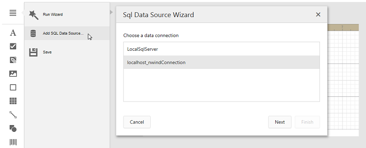 ASP.NET Data Source Wizard