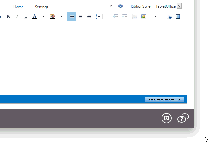 WPF Ribbon - iOS for Office Style