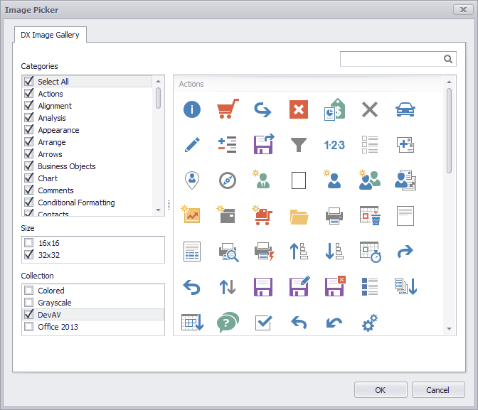 DevExpress .NET Icon Library