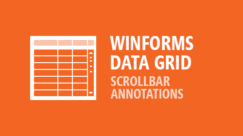 WinForms Data Grid Scrollbar Annotations