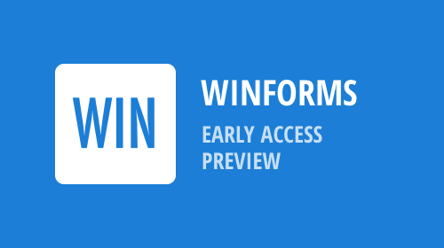 WinForms – Early Access Preview (v19.1)