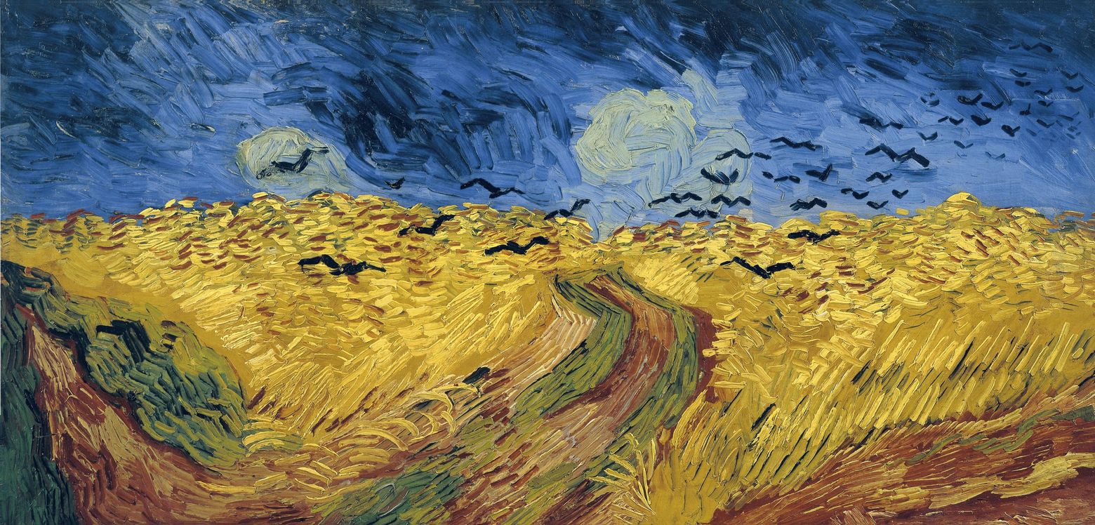Wheatfield with Crows by Vincent van Gogh - www.galeriacanvas.pl, Public Domain, https://commons.wikimedia.org/w/index.php?curid=4400305